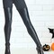 Womens Catwoman Costume Sexy Polyester Jumpsuit With Molded Mask And Belt